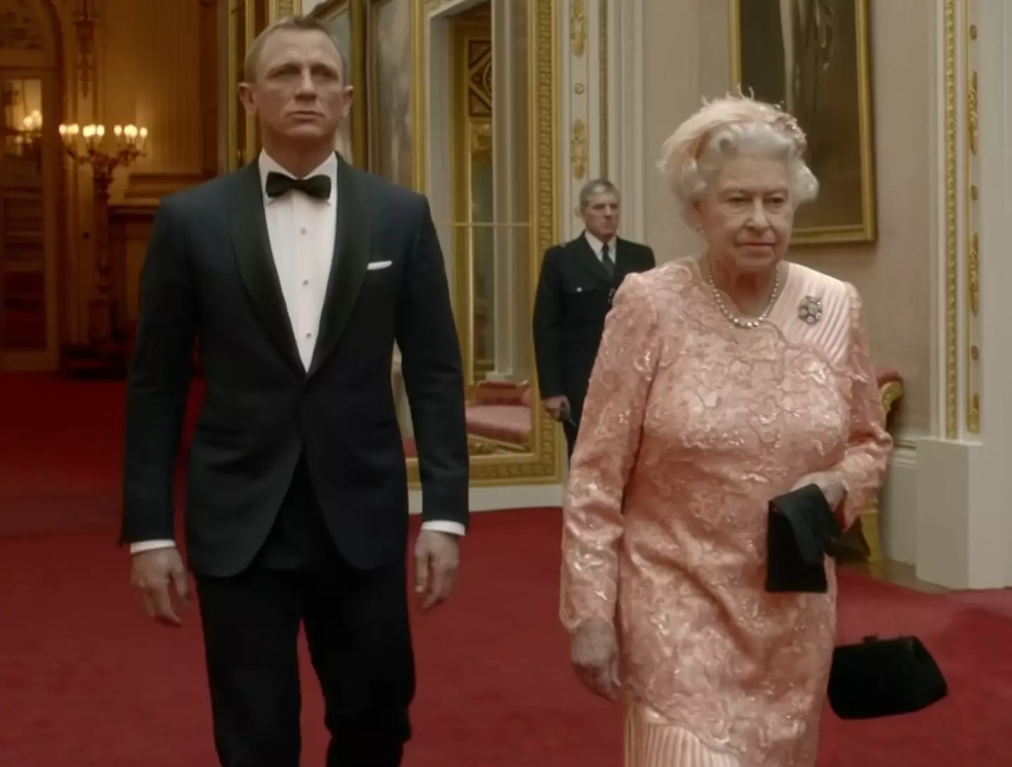 The Queen appeared alongside Daniel Craig's James Bond for the 2012 Olympics.