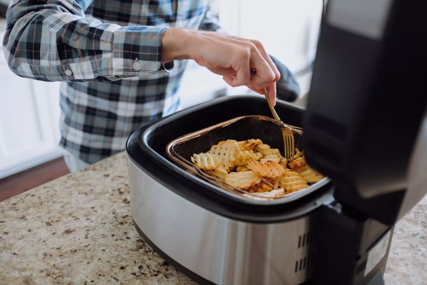 Never overfill your air fryer.