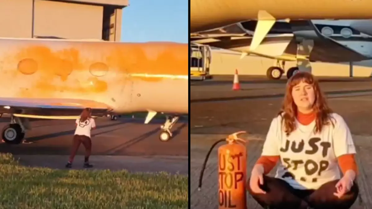 Just Stop Oil protesters target the airport where “Taylor Swift’s jet landed hours earlier”