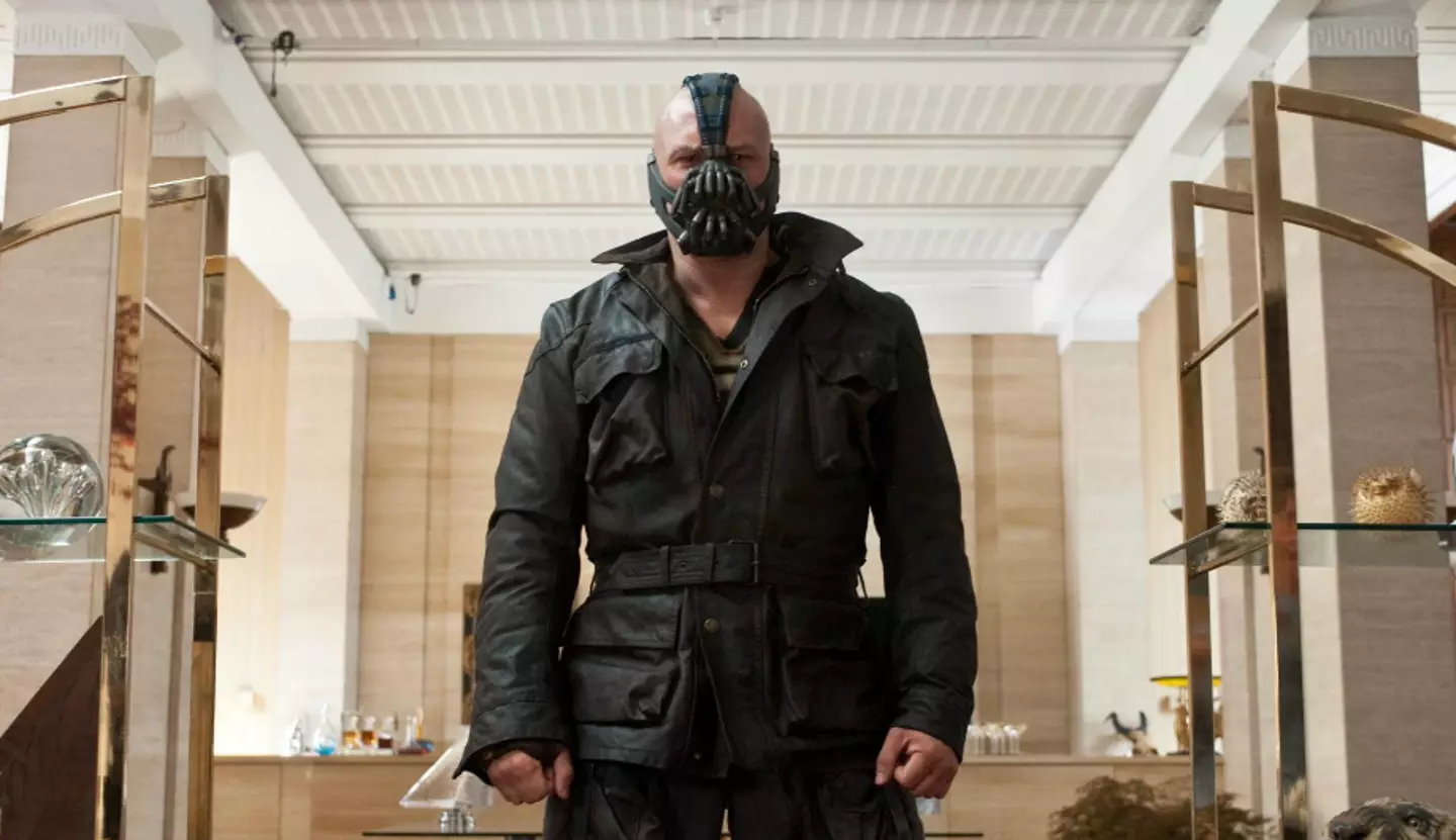 Hardy plays the villain in the final film in Christopher Nolan's Batman trilogy. (Warner Bros.)