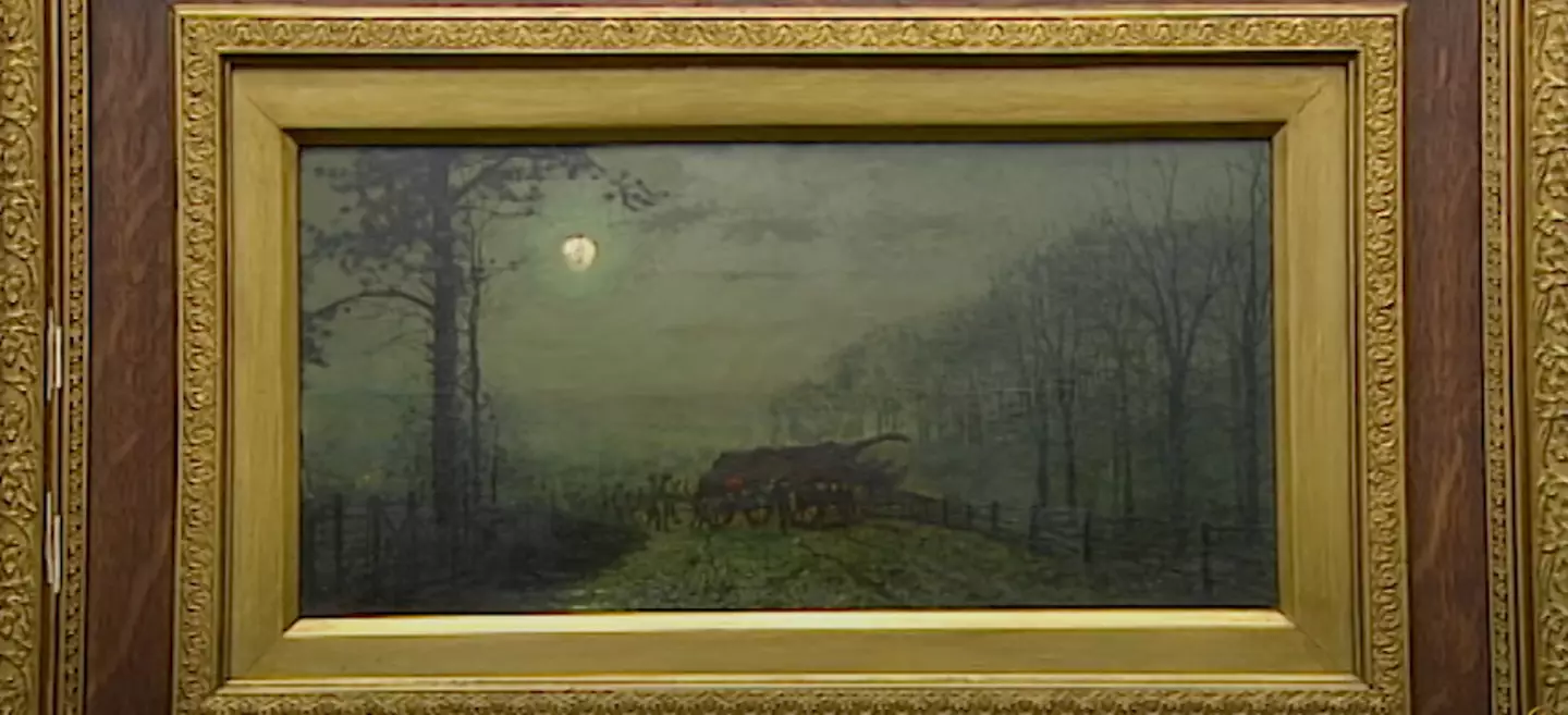 The painting was in the family for almost 100 years. (BBC)