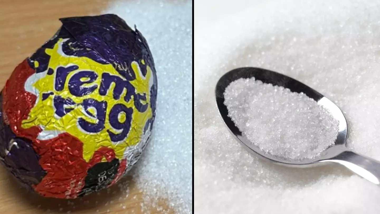 Horrifying photo showing amount of sugar in Creme Egg will give people nightmares this Easter