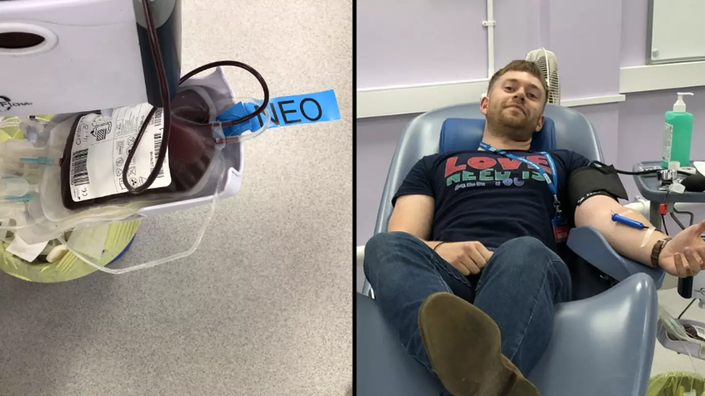 Man urges people to give blood after saving sister-in-law's life