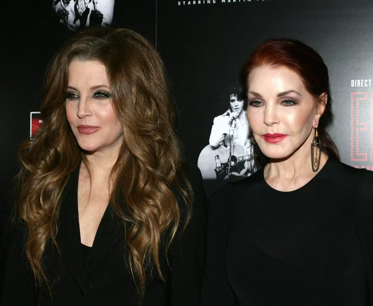 Lisa Marie and Priscilla at the Elvis premiere.