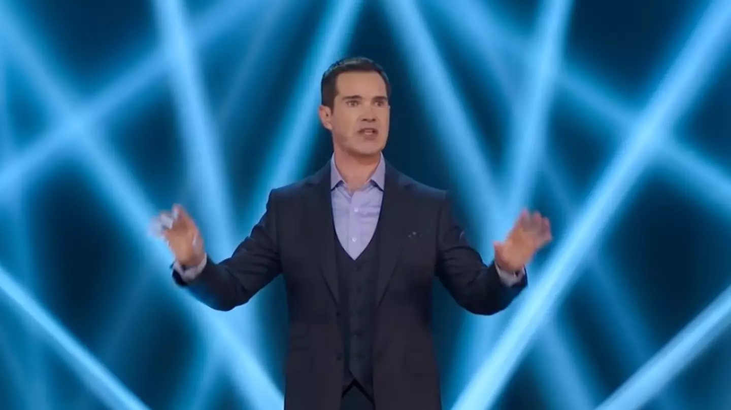 Jimmy Carr onstage.
