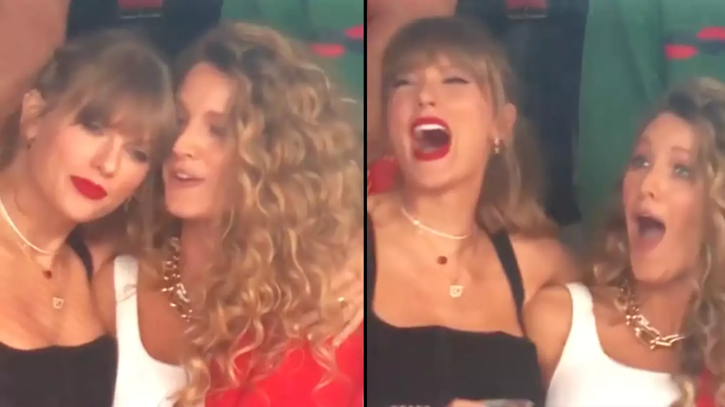 Taylor Swift and Blake Lively's hilarious reaction to being caught chatting during Post Malone performance