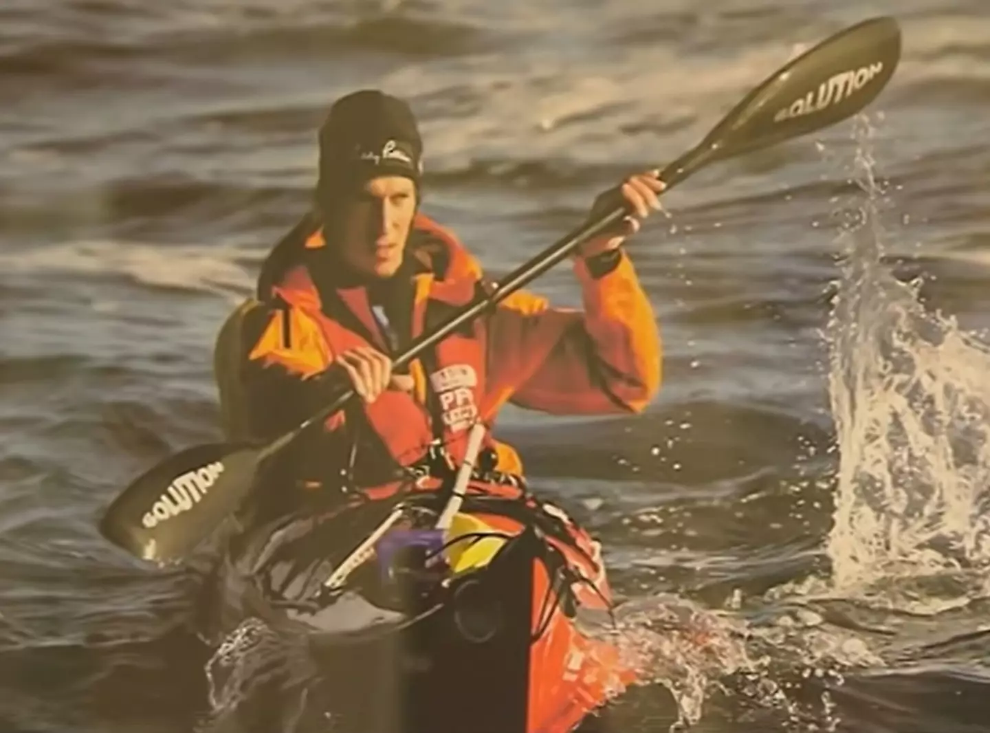 Andrew had completed a number of other voyages across the sea in a kayak. (TV3)
