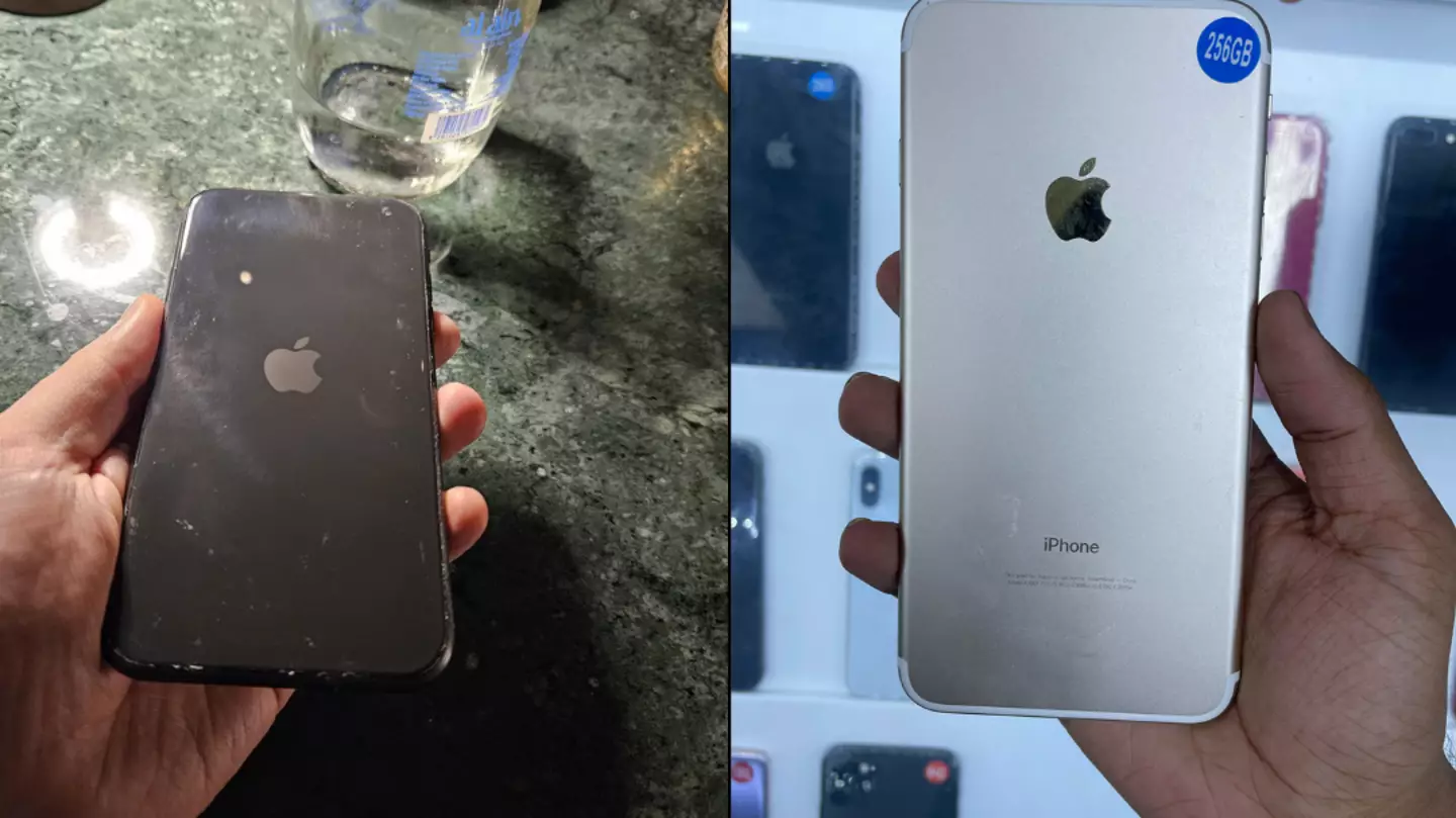 Man gets new 'iPhone with no camera' on the back and there's an interesting reason behind it