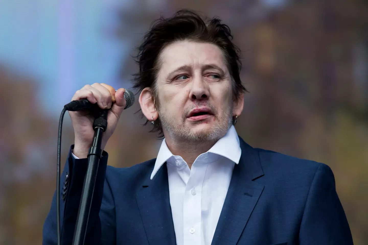 MacGowan was lead singer of The Pogues.
