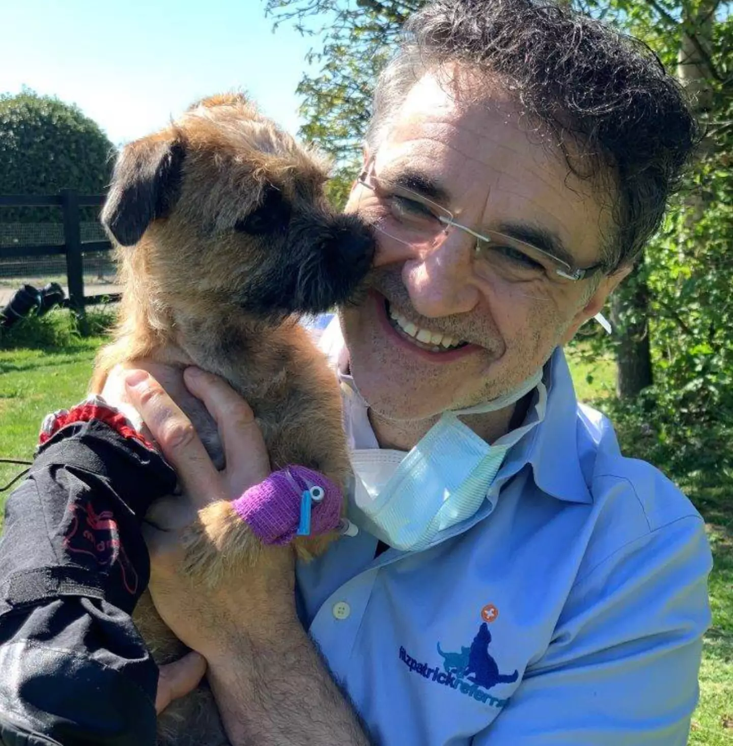 Fitzpatrick is currently caring for animals on our screens as the 19th season of The Supervet is underway. (Instagram/ @profnoelfitzpatrick)