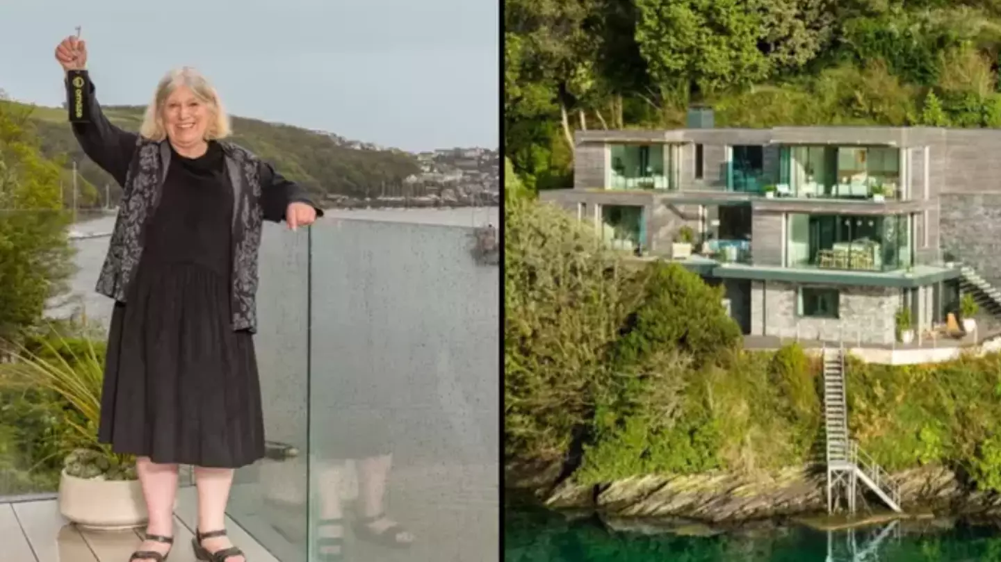 Widowed grandma who won £4.5 million mansion for £25 is now selling it