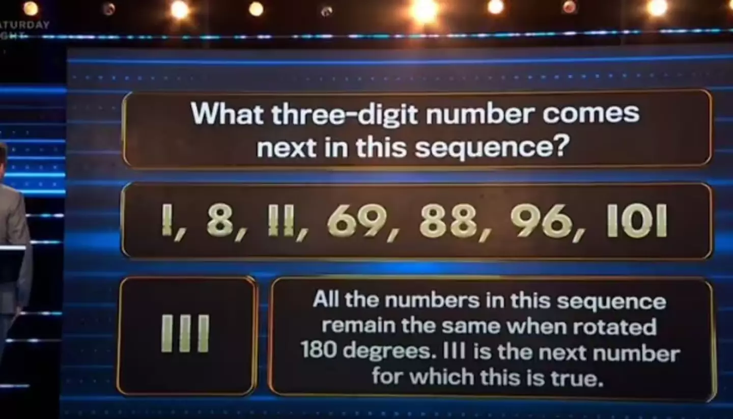 It was later explained how the sequence worked (ITV)