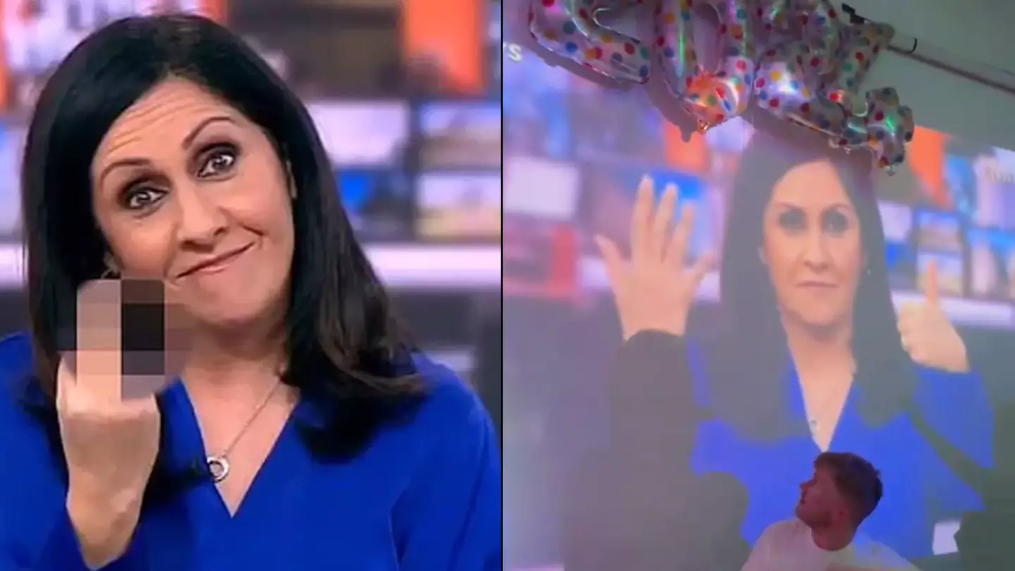 BBC news reader reacts as Brits see in 2024 with iconic countdown