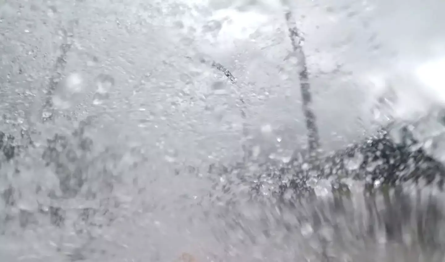 His camera might be a bit waterlogged by the looks of things (YouTube/TurboSlides)