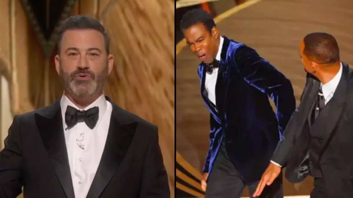 Jimmy Kimmel makes brutal swipe at Will Smith slap controversy in ...