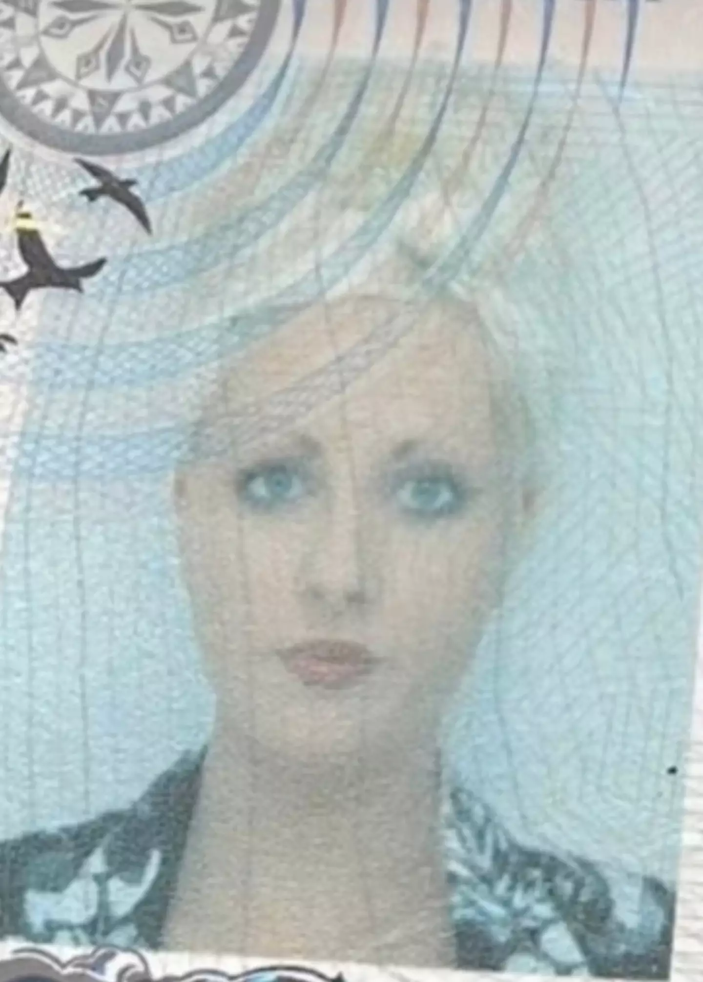 The beautician barely resembles her old passport photo.