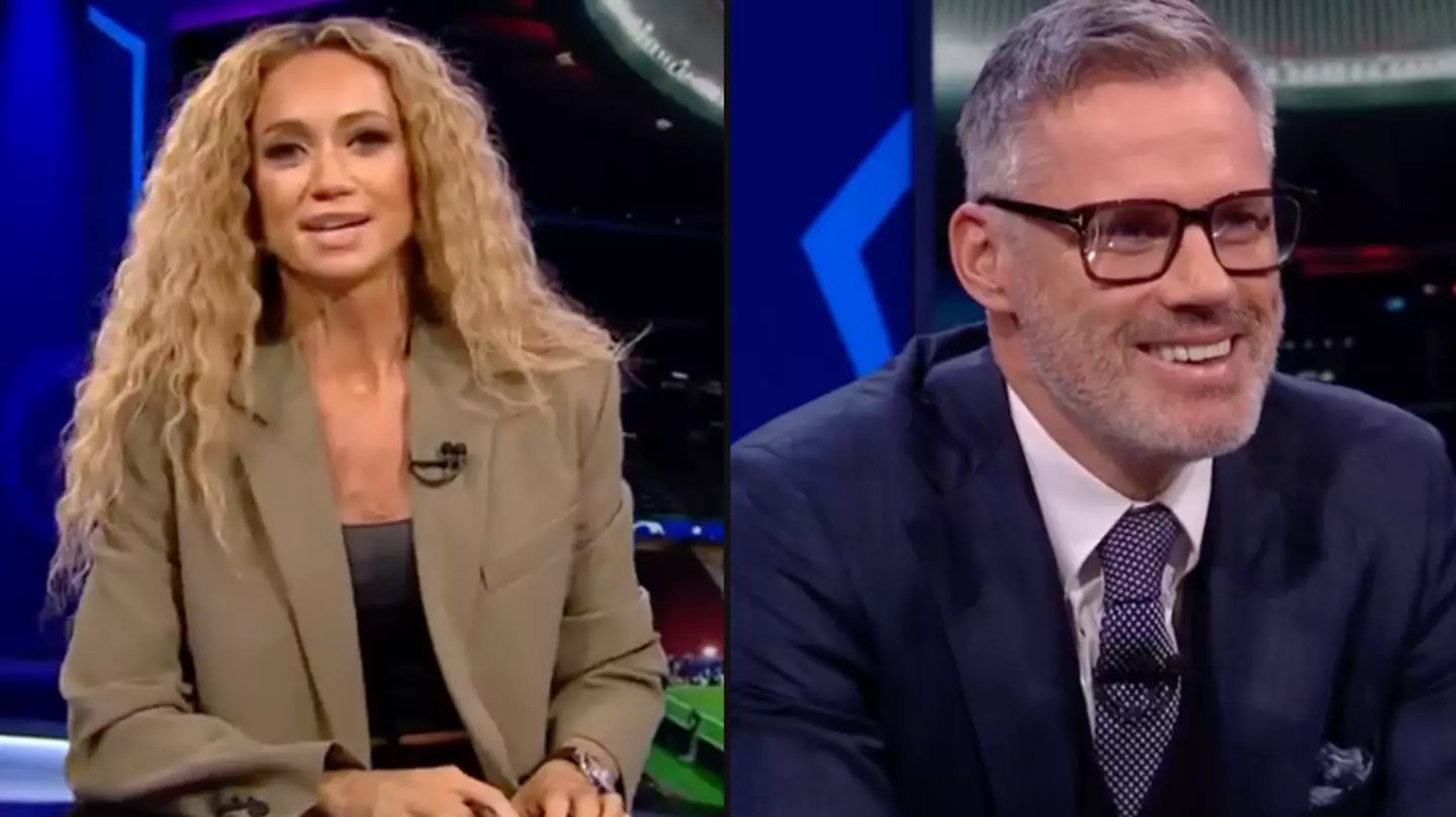 Kate Abdo makes brutal dig at Jamie Carragher after controversial joke that 'went too far'