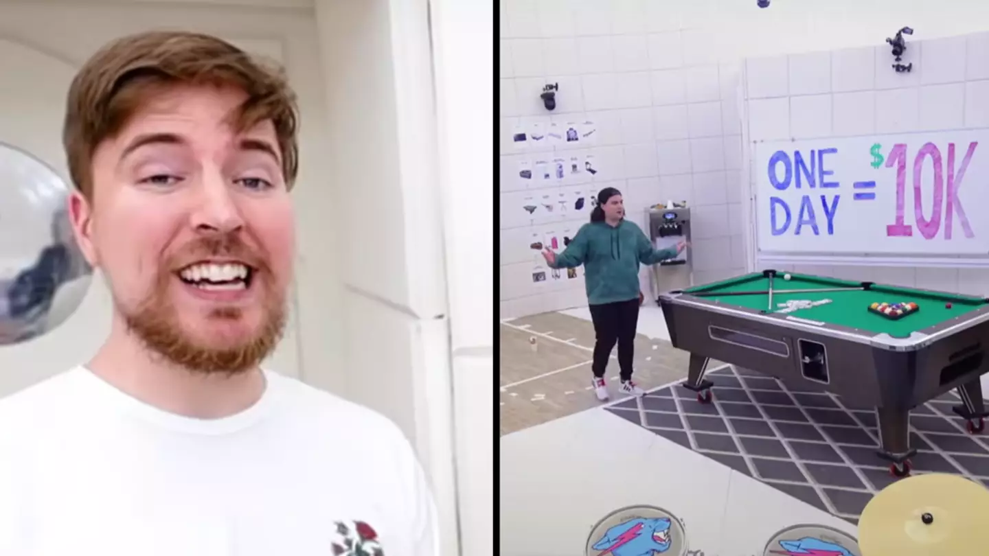 YouTuber Mr Beast Paid Someone £7,650 A Day To Live In A 'Prison'