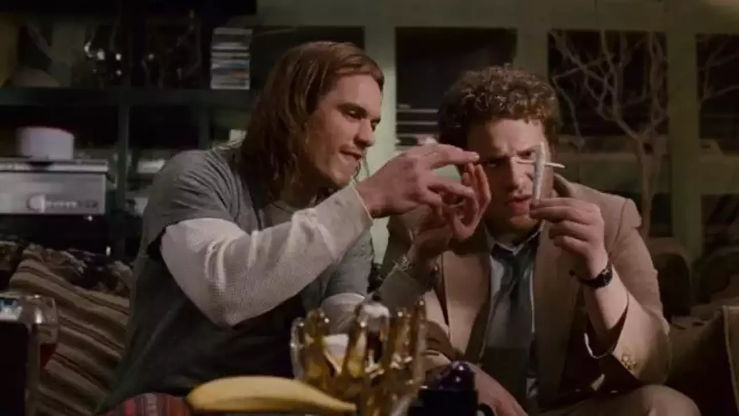 Rogen rolled the cross joints for the hilarious film Pineapple Express.
