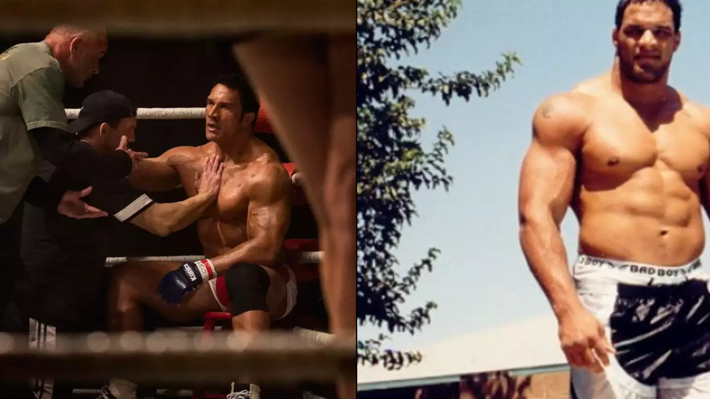 Wrestler reacts to unrecognisable photo of Dwayne Johnson playing him in upcoming movie