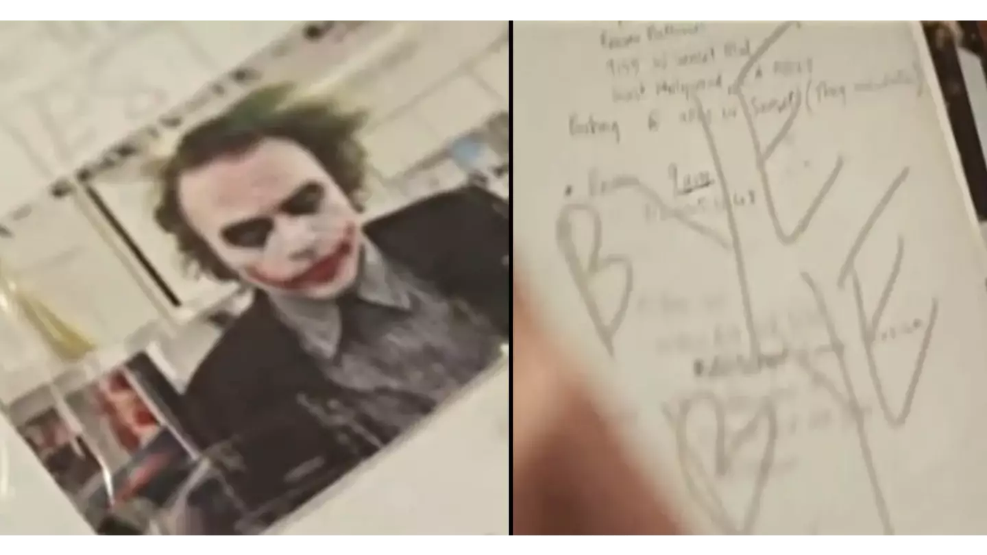 Heath Ledger's Joker diary acts as a harrowing reminder of his commitment to the role