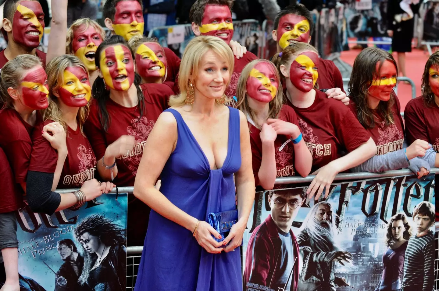 JK Rowling at the London premiere of Harry Potter and the Half Blood Prince.