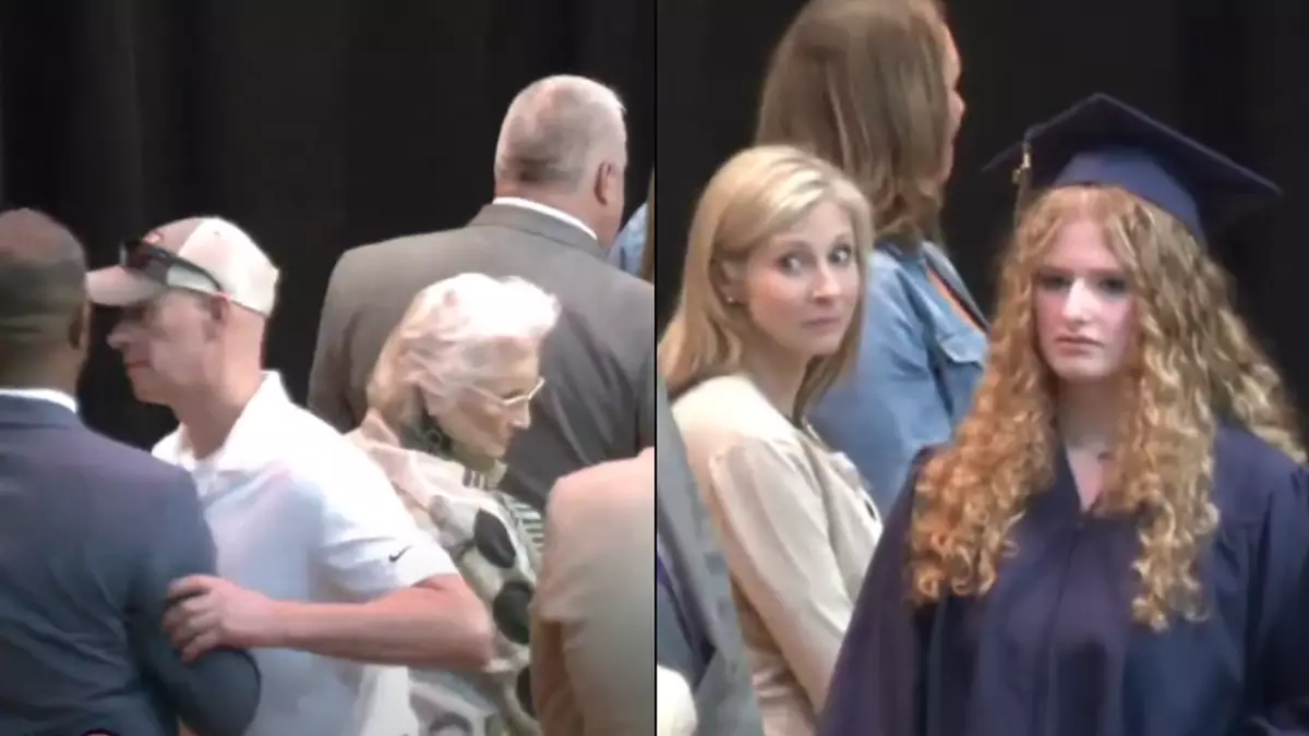 Dad ruins his daughter's graduation by forcefully blocking superintendent from shaking her hand