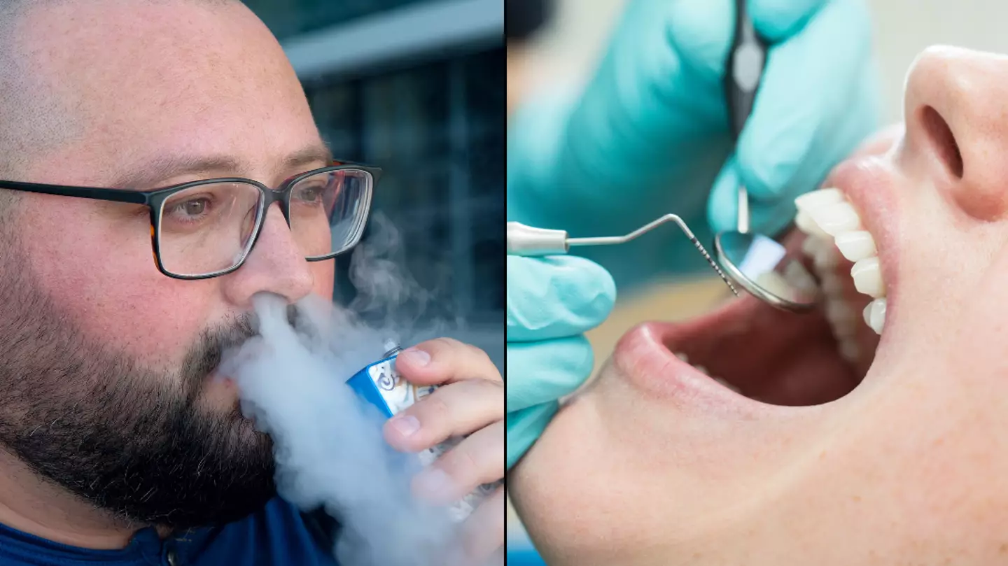 Dentist explains exactly how vaping damages your mouth and it's terrifying
