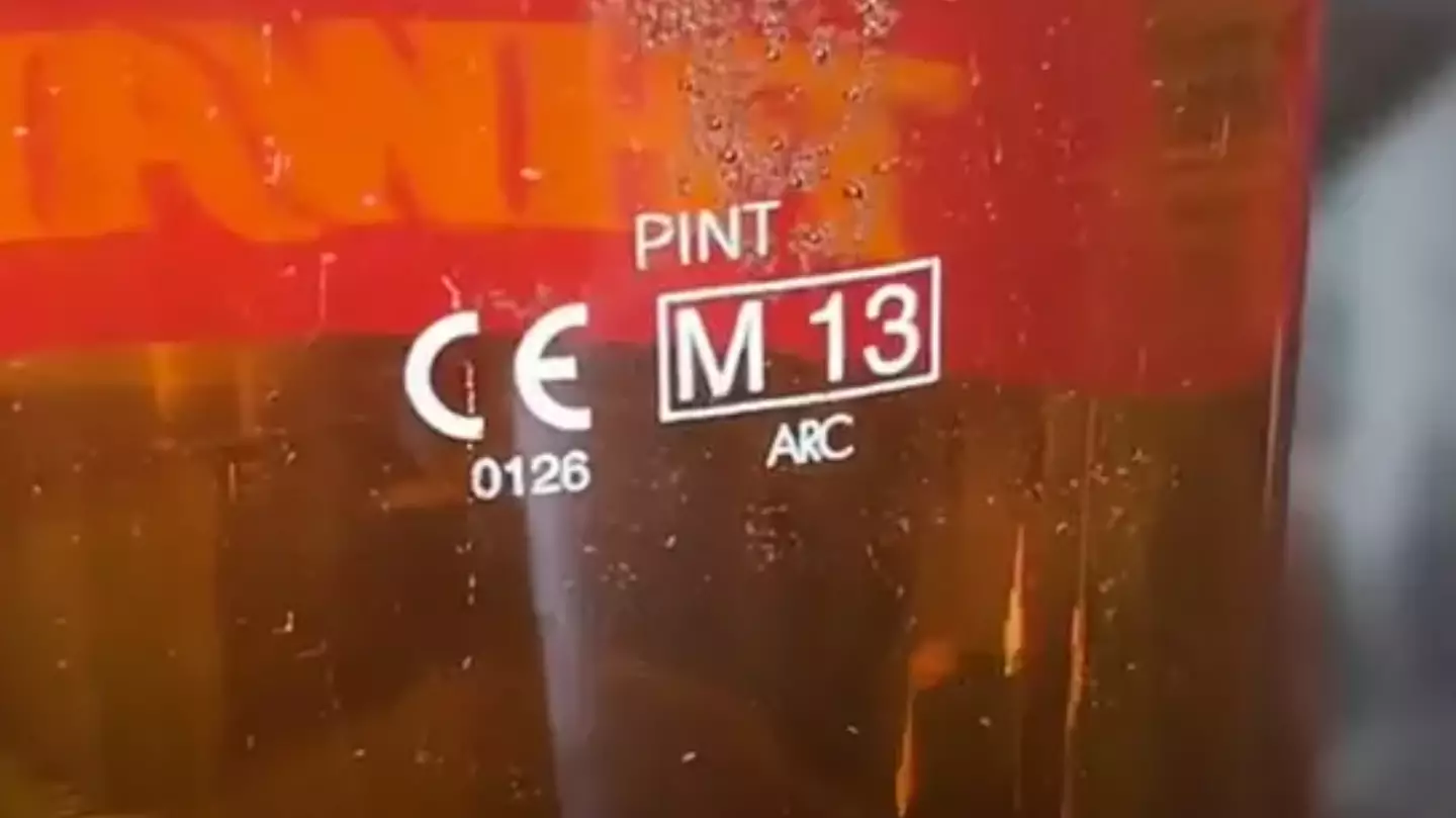 Pub manager reveals what the number on a pint glass means