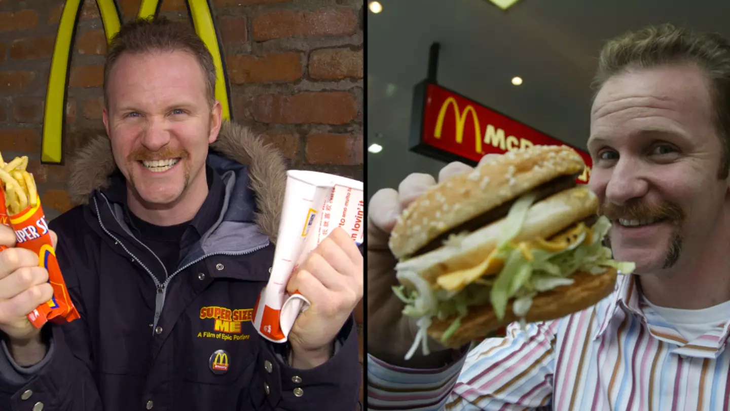 What happened to Super Size Me star Morgan Spurlock's body after he ate McDonald's for 30 days straight