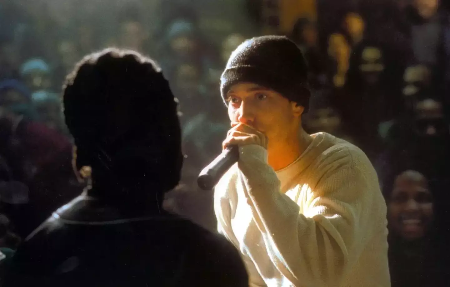 Eminem began struggling with addiction while filming 8 Mile (Universal Pictures)