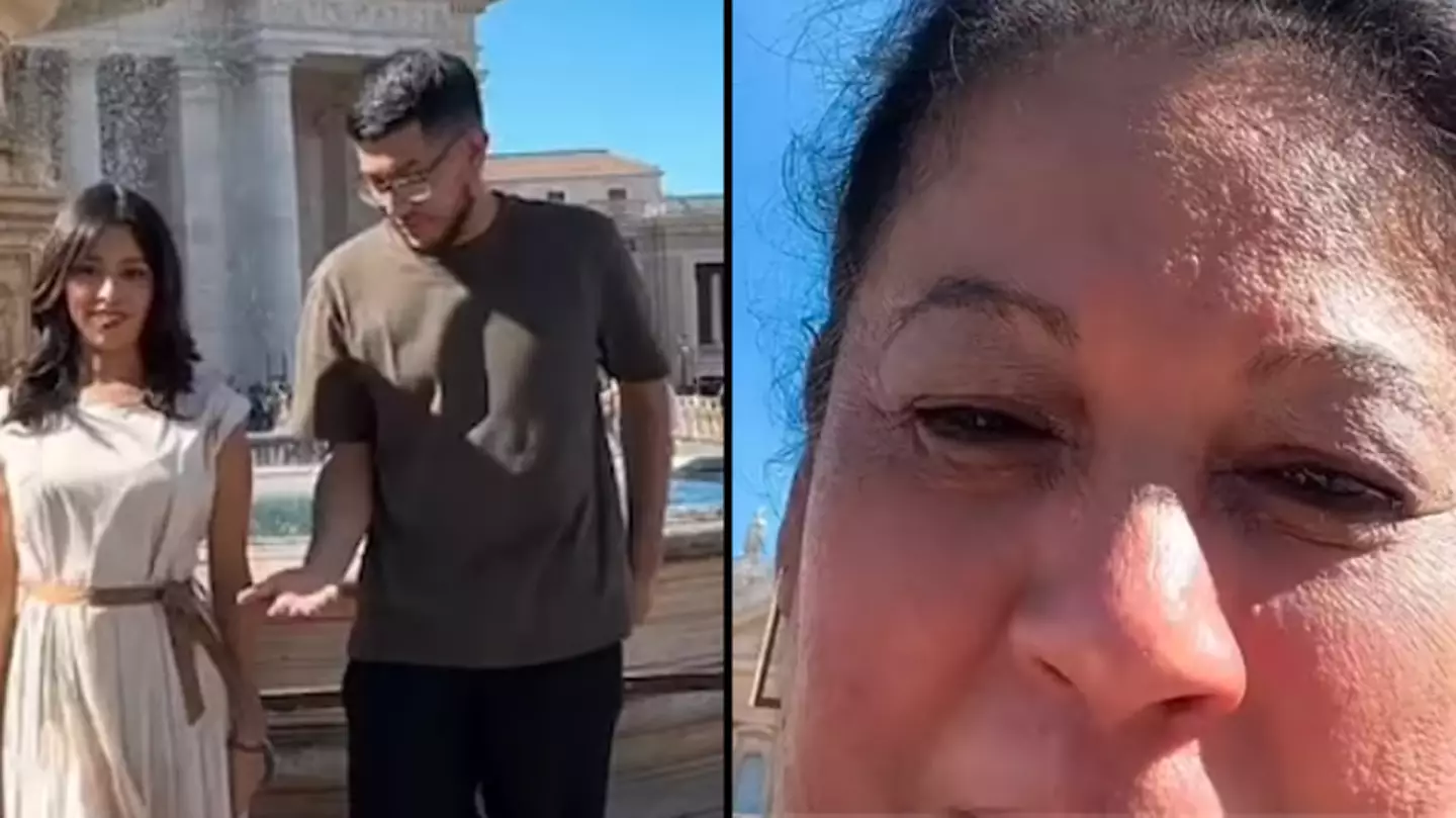 Mum defended after accidentally ruining son’s proposal by filming herself