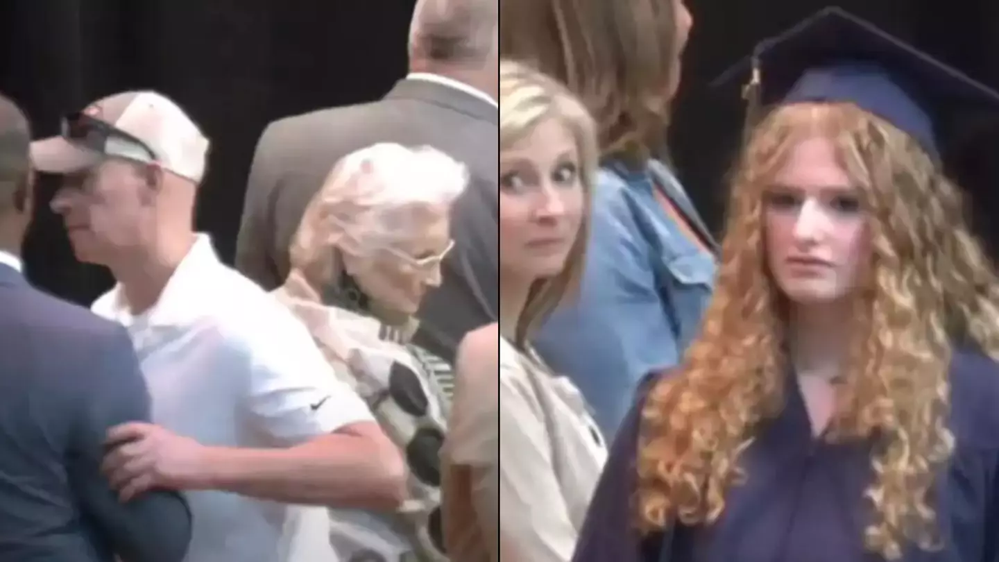 Man breaks silence after angry father shoved him during daughter's graduation because he ‘didn’t want him touching her’