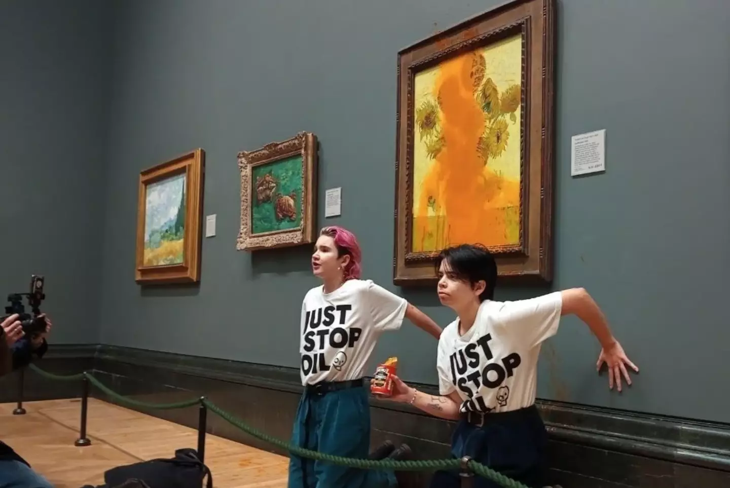 Earlier this month, Just Stop Oil made headlines after protestors threw soup over a valuable Van Gogh painting.