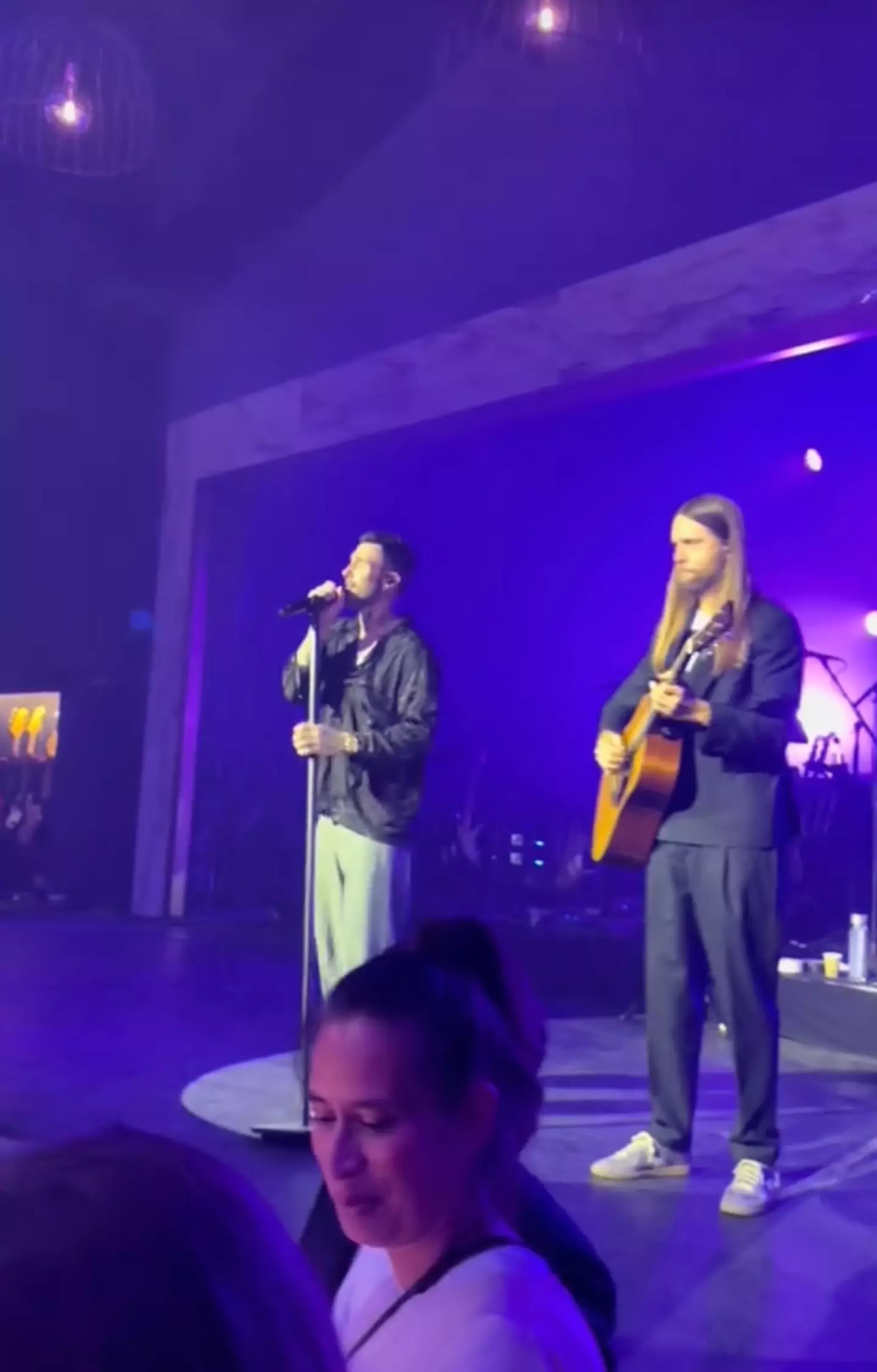 Maroon 5 performed at the lavish do.