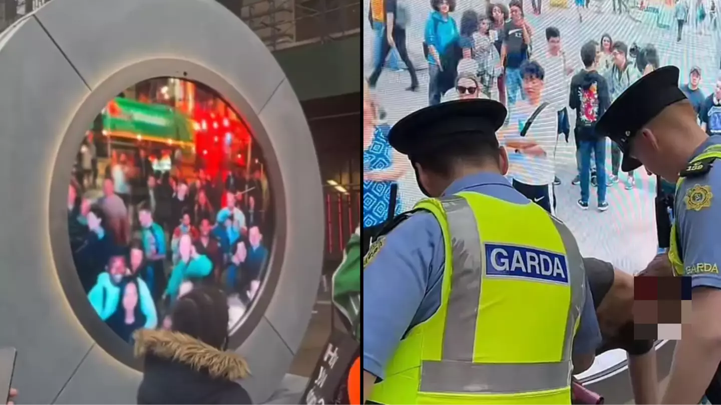 Portal that connects New York and Dublin in real-time is going horribly wrong