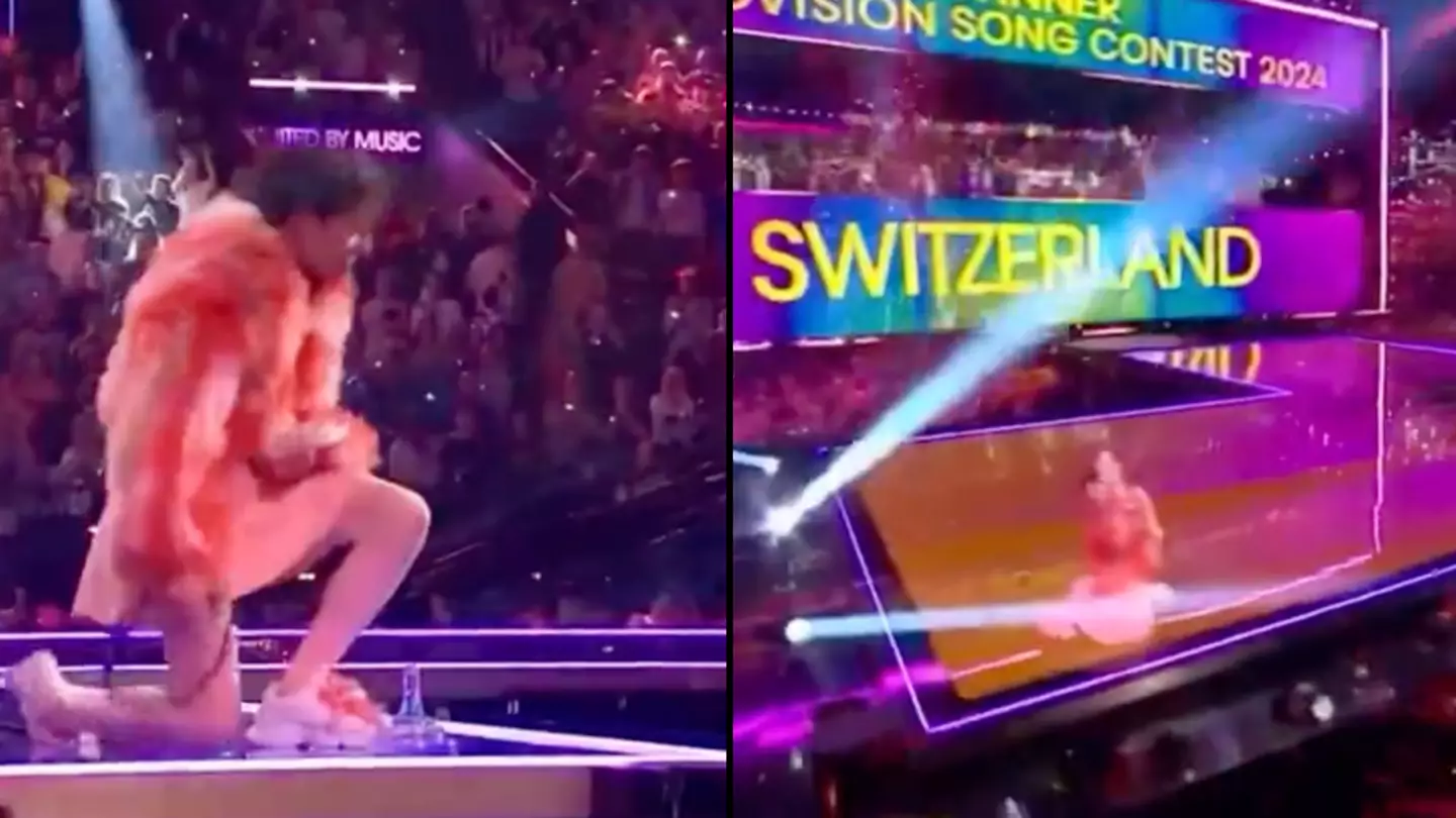 Eurovision fans spot incredibly awkward moment just minutes after winner was crowned
