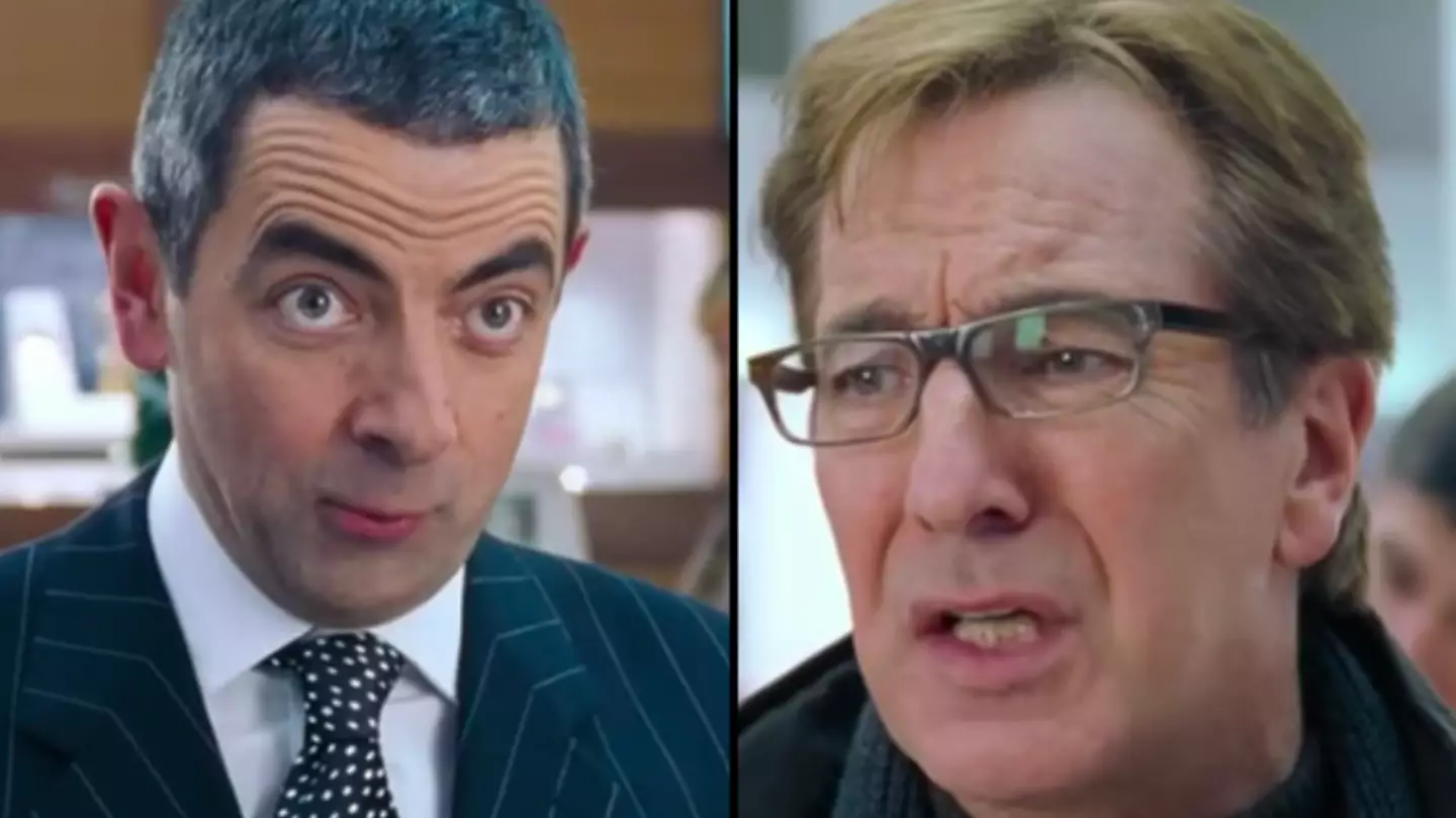 Real reason Rowan Atkinson took so long to wrap gift in iconic Love Actually scene