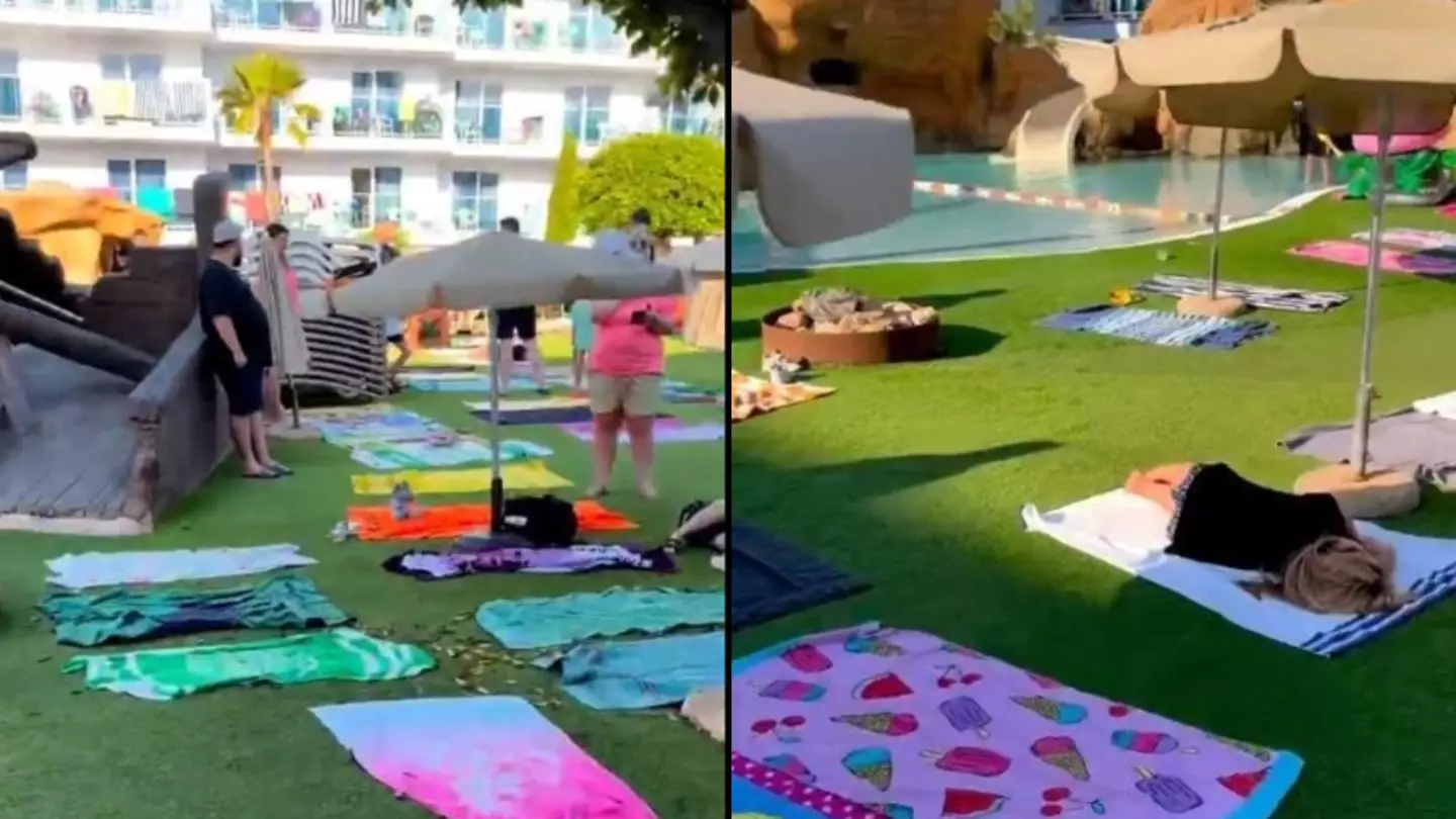 Brits Are Using New Tactic At 5am To Bag Best Sunbed Spot By The Pool