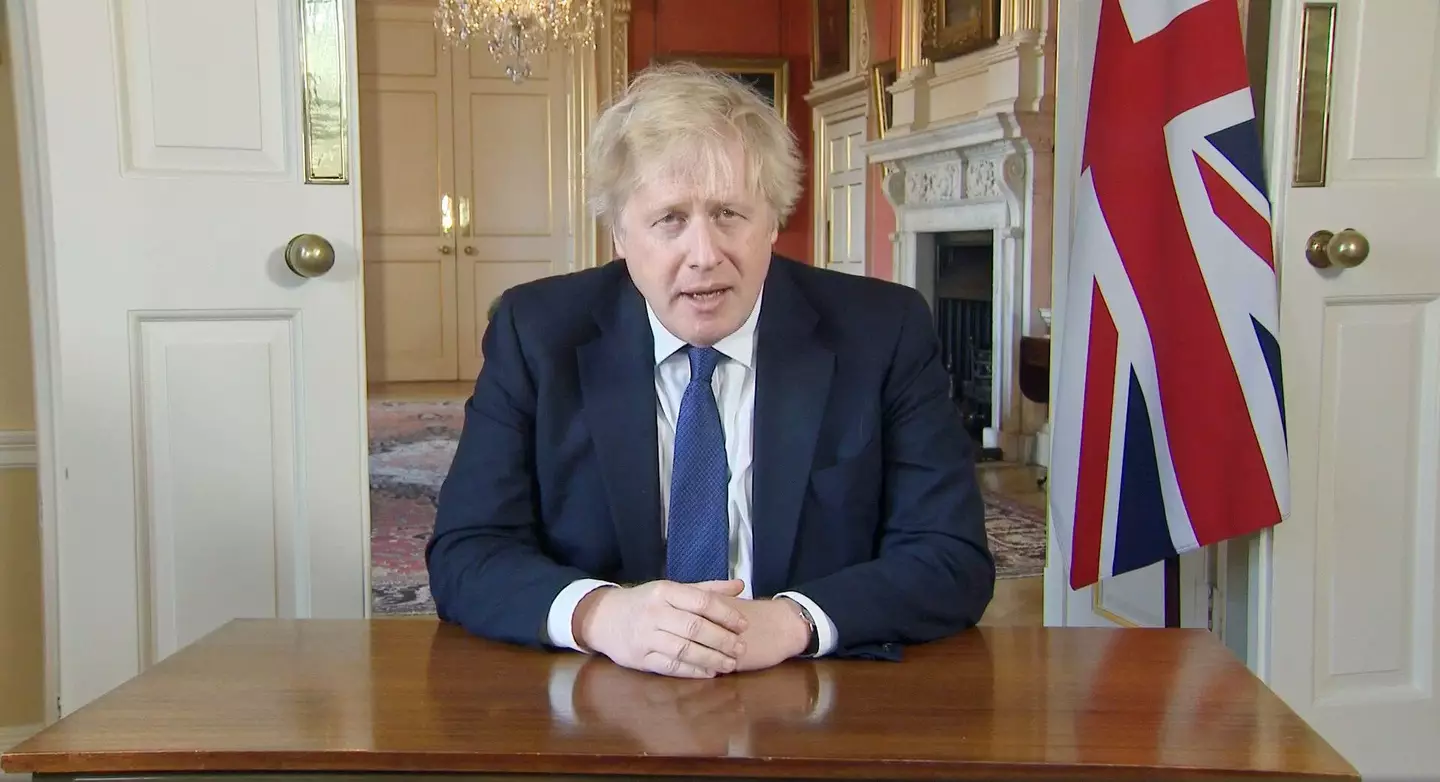 Boris Johnson addressed the UK this afternoon.