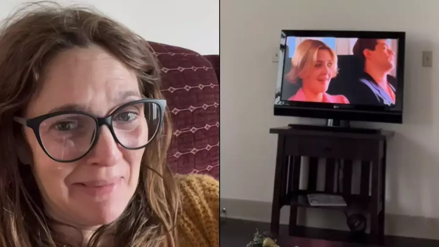 Drew Barrymore shows off 'normal' home after living room with tiny TV goes viral