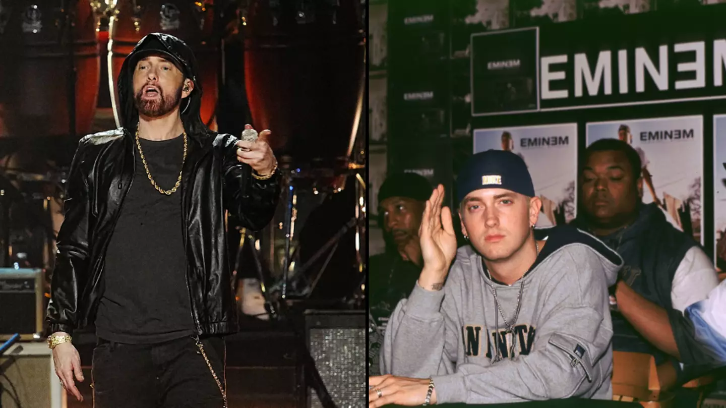 Eminem is past the age where he said he'd stop making music as he celebrates