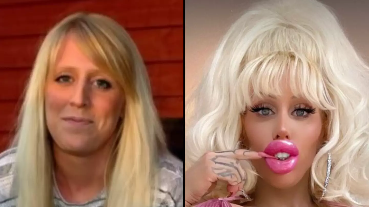 Woman who spent £100k on real life Barbie make-over reveals what she looked like before surgery