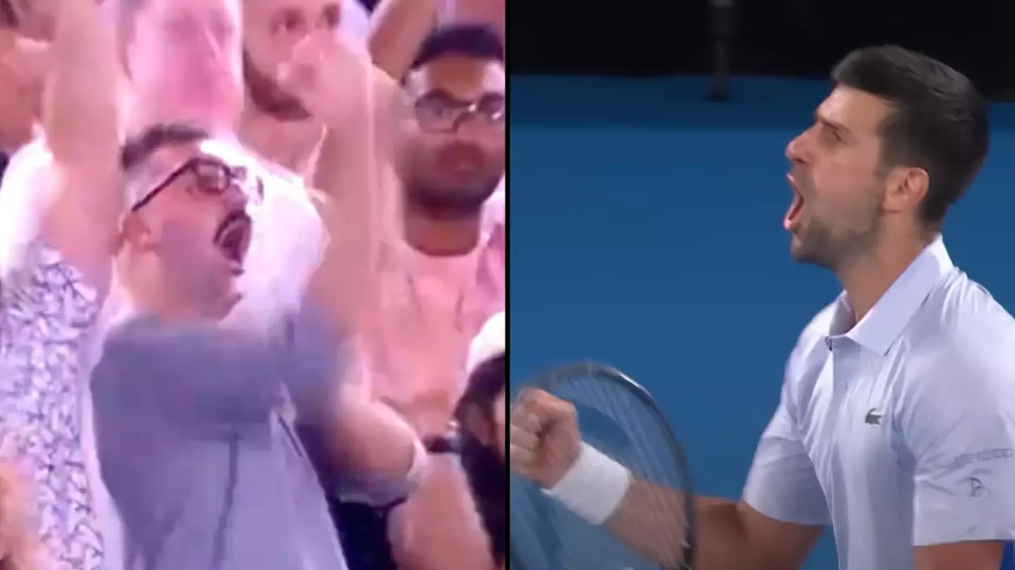 Tennis fans want man banned after obscene gesture towards Novak Djokovic sparks outrage