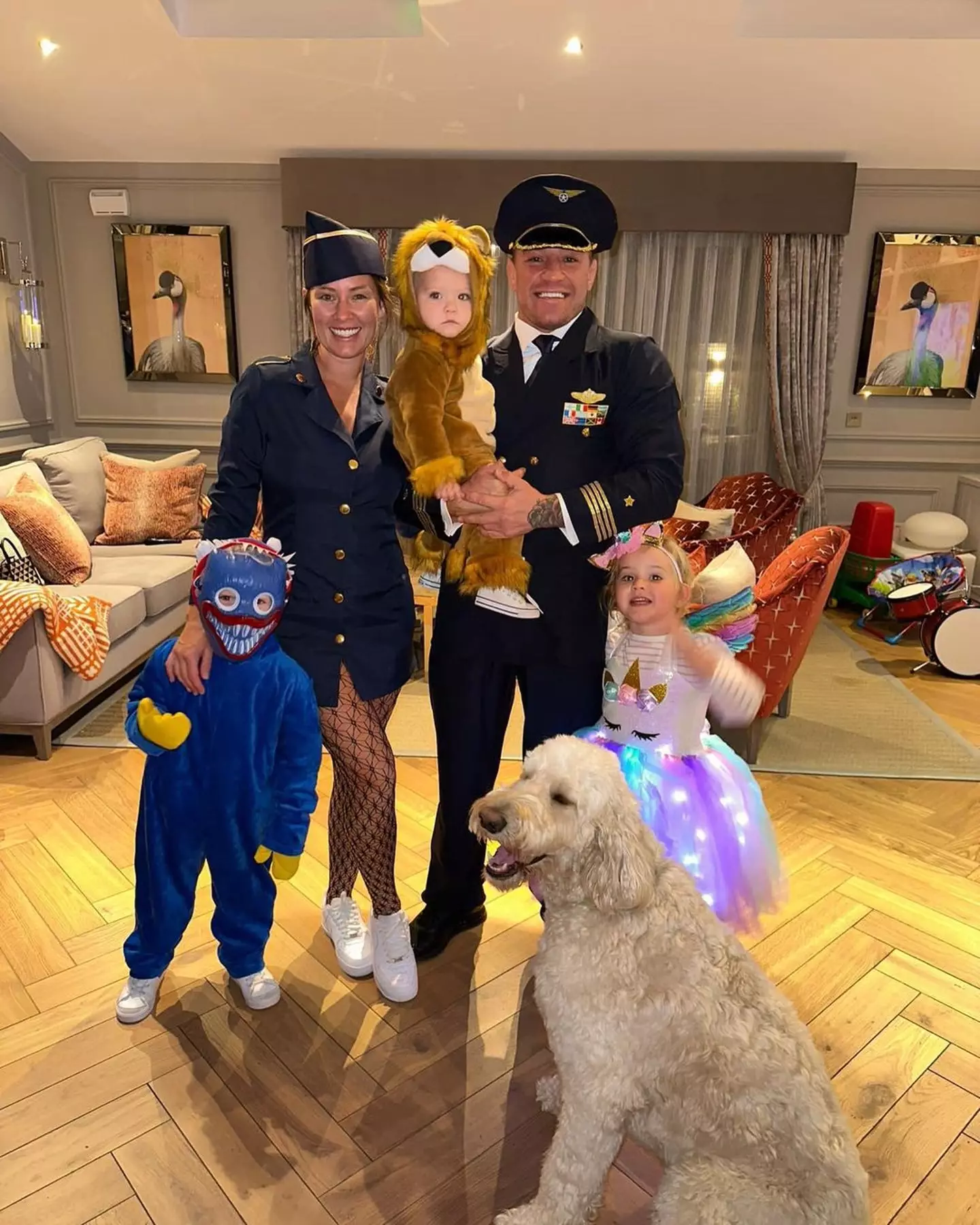 Conor McGregor ditched the beard this Halloween.