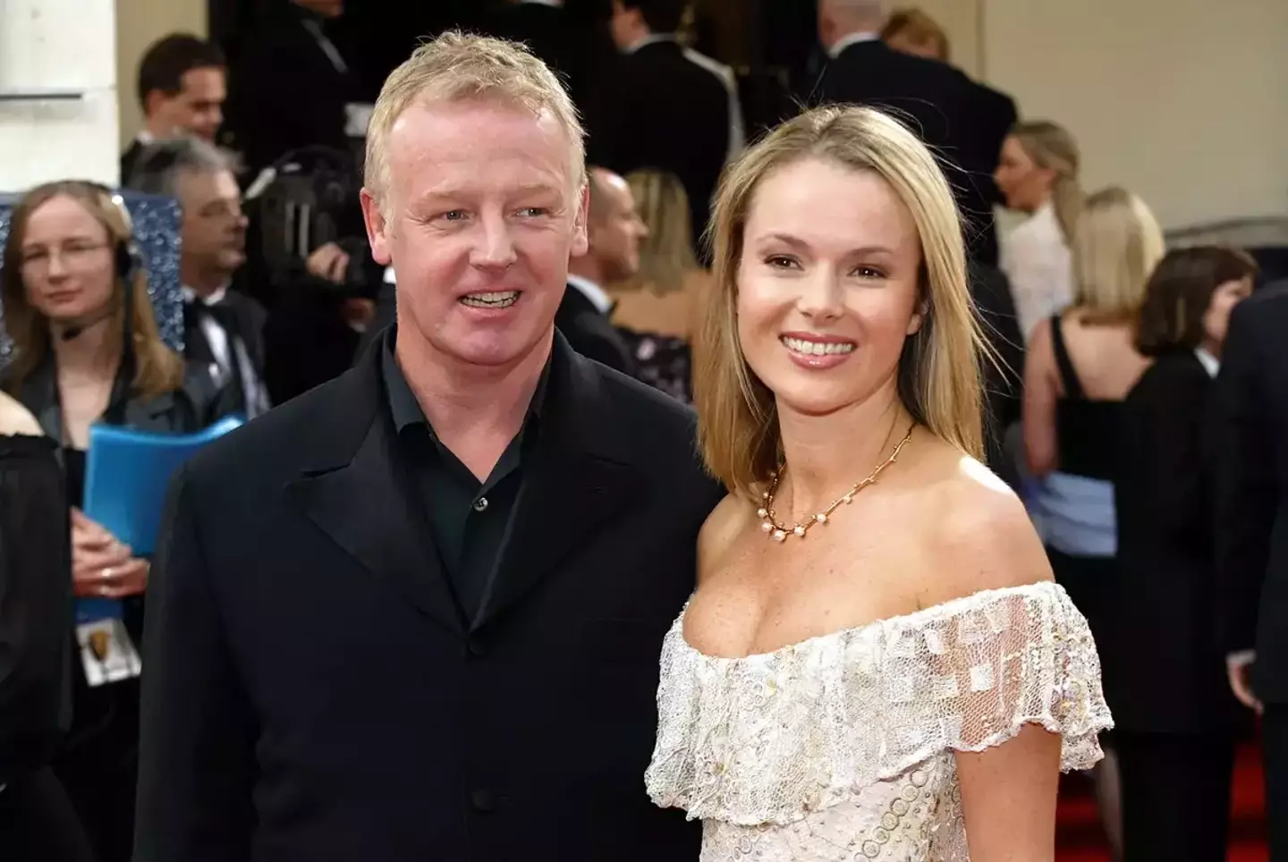 Amanda Holden and Les Dennis were married between 1995 and 2003.