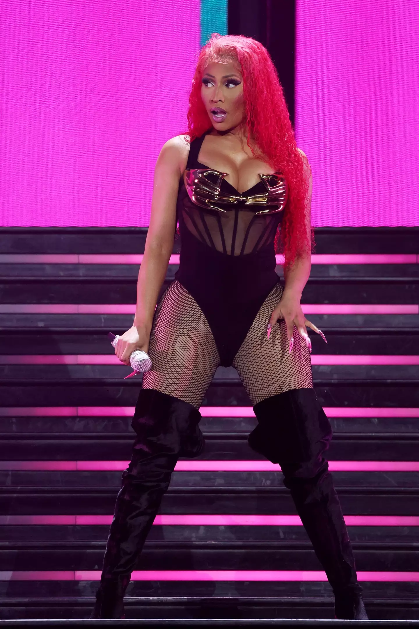 Nicki Minaj seemingly addressed the chaotic weekend after arriving in Birmingham (Kevin Mazur/Getty Images for Live Nation)