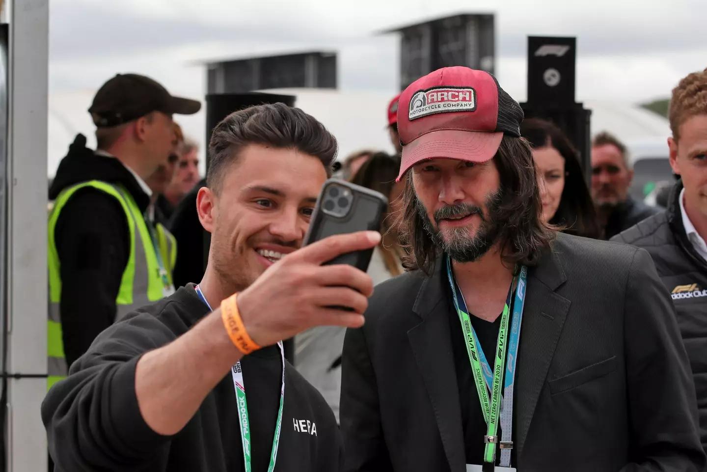 Keanu is known for taking time out with fans.