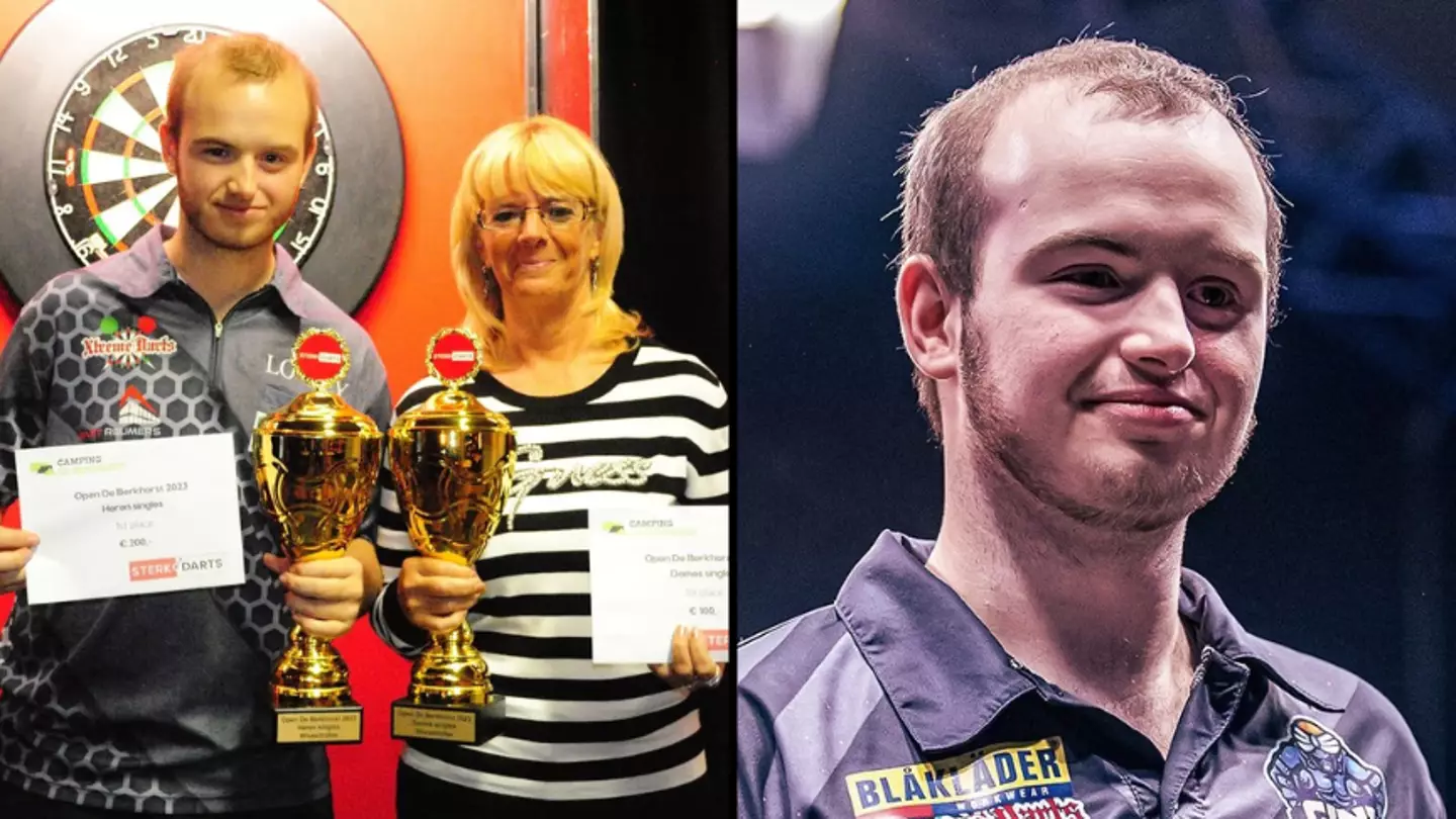 People can’t believe age of youngest European darts player just months after Luke Littler went viral