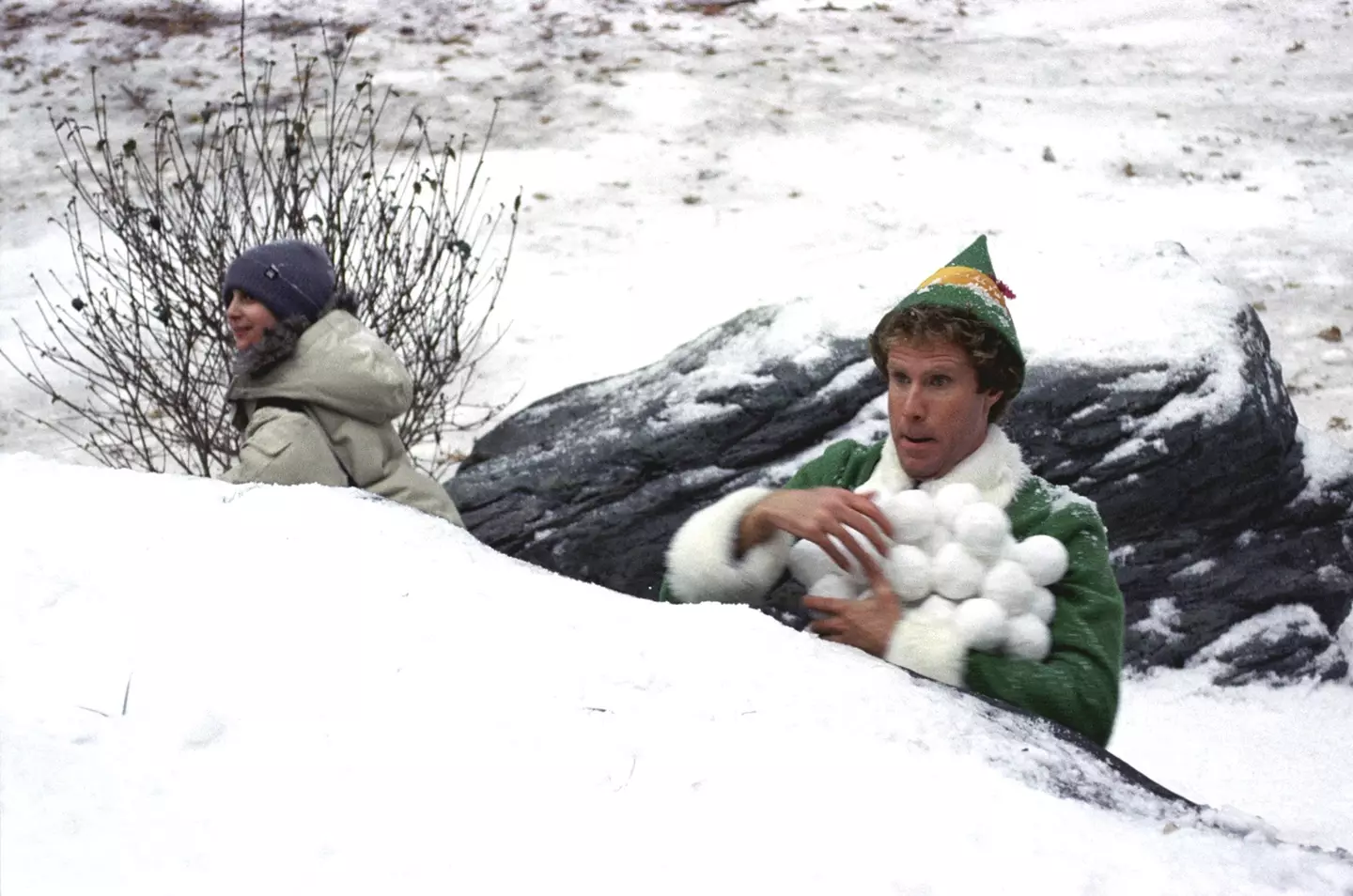 It's fair to say Buddy wasn't bad at throwing snowballs.